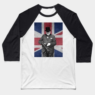 Sir Winston Churchill Baseball T-Shirt